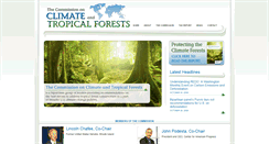 Desktop Screenshot of climateforestscommission.org